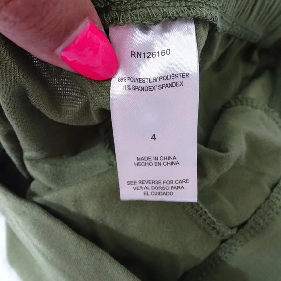 Little Lass 3 Piece Outfit Floral Top Green Shorts Headband Set Girls Size 4 - Picture 9 of 9